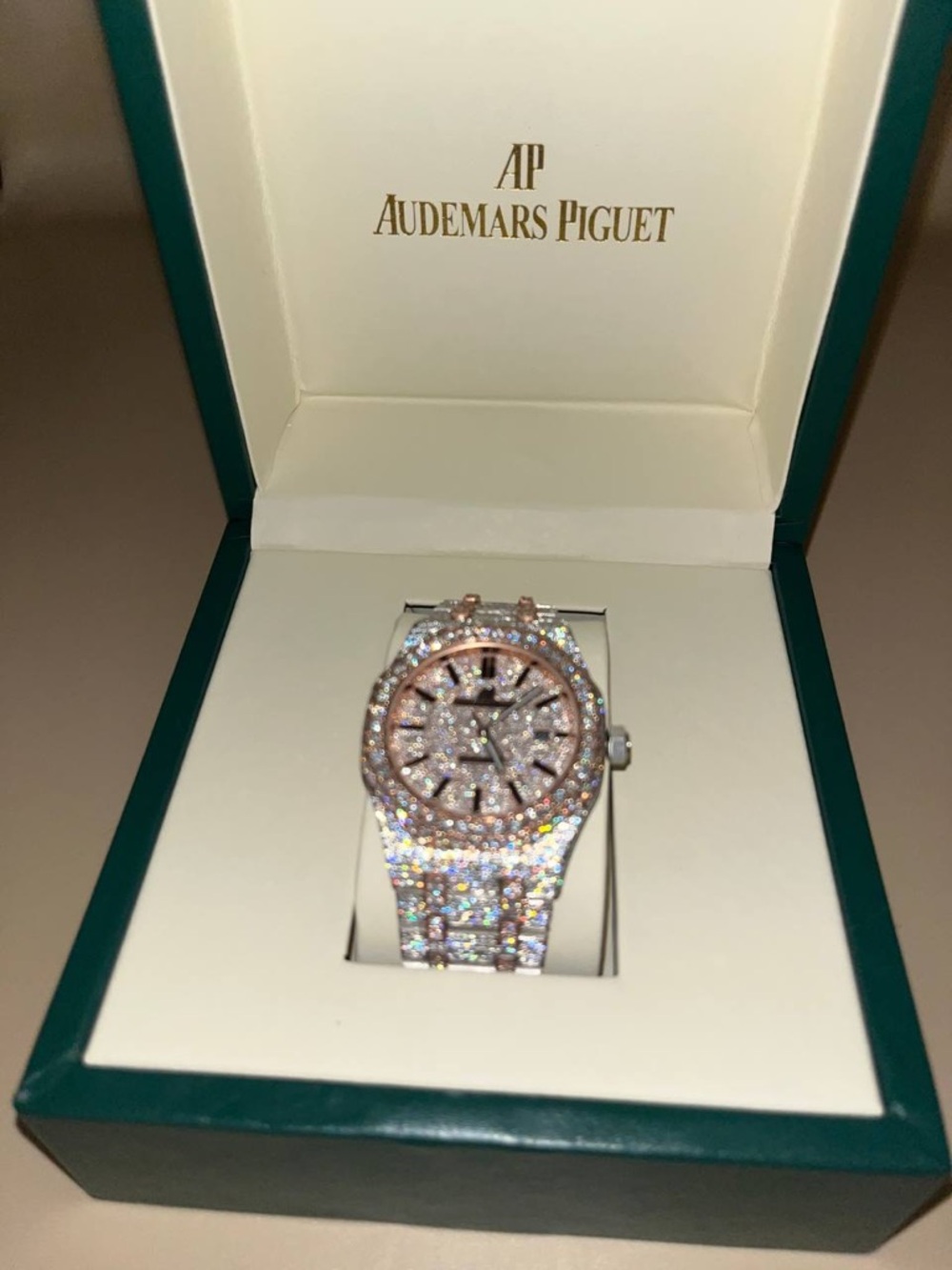 Audemars Piguet Rose Gold Diamond-Accented Watch